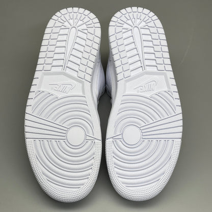 NIKE AIR JORDAN 1 Low Triple White Women's Sz 9 DV0990-111 (New in Box)