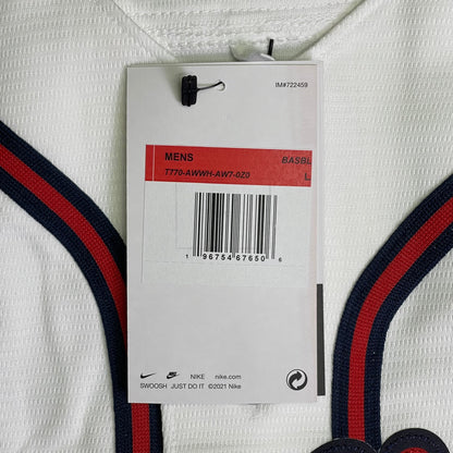 NIKE Atlanta Braves Jersey, #28 Matt Olson, Genuine MLB Merchandise L White w/ Red T770-AWWH-AW7-0Z0