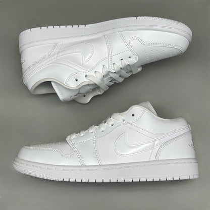 NIKE AIR JORDAN 1 Low Triple White Women's Sz 9 DV0990-111 (New in Box)