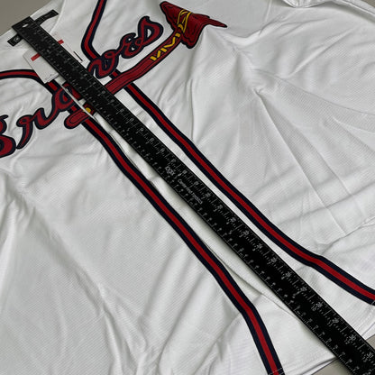 NIKE Atlanta Braves Jersey, #28 Matt Olson, Genuine MLB Merchandise L White w/ Red T770-AWWH-AW7-0Z0