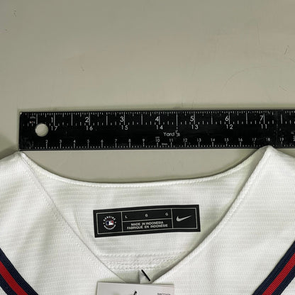 NIKE Atlanta Braves Jersey, #28 Matt Olson, Genuine MLB Merchandise L White w/ Red T770-AWWH-AW7-0Z0
