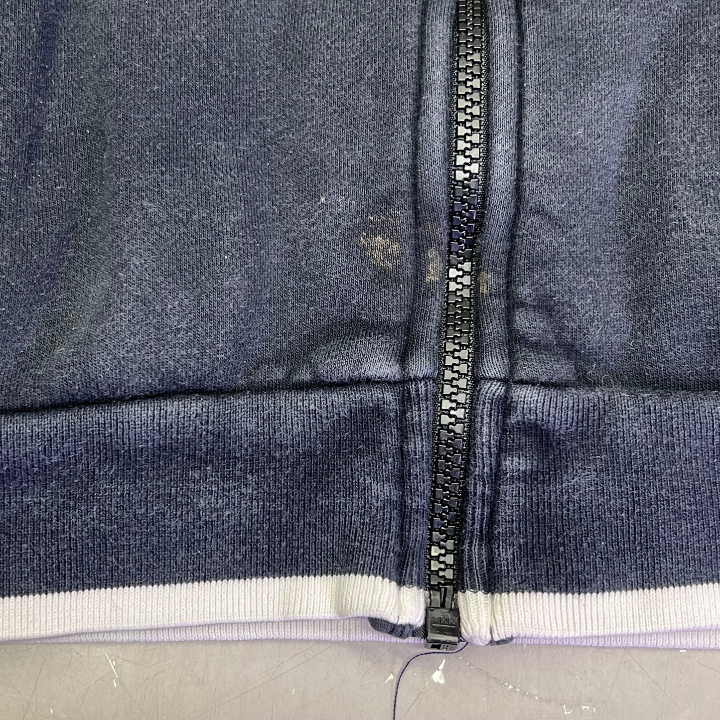 NIKE Sports Wear Full Zip Hoodie Unisex Sz L Black/White (Pre-Owned)