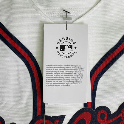 NIKE Atlanta Braves Jersey, #28 Matt Olson, Genuine MLB Merchandise L White w/ Red T770-AWWH-AW7-0Z0