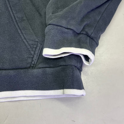 NIKE Sports Wear Full Zip Hoodie Unisex Sz L Black/White (Pre-Owned)